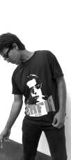 Shopsy JUST ROAR Printed Black Round Neck T-Shirt - Image 7