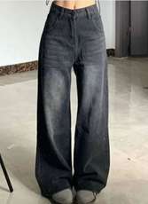 LAZZY Wide Leg Black Jeans for Women - Image 7