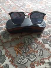 Shopsy Vizor Rectangular Black Sunglasses For Men - Image 8
