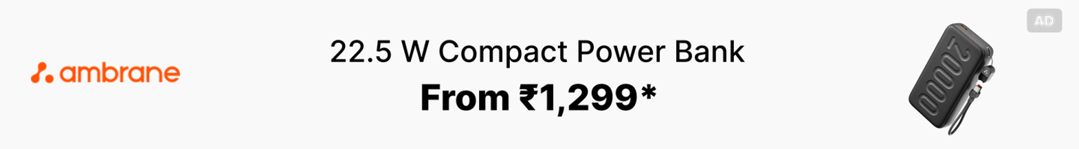 Portronics 20000 mAh 22.5W Power Bank (Yellow) - Image 2