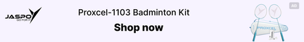 Hundred Powertek 200 Badminton Kit with Cover & 3 Shuttlecocks - Image 2