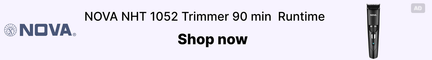 NOVA NG 1154 Waterproof Trimmer, 170 Min Runtime, 20 Length Settings - Image 2
