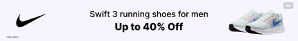REEBOK Running Shoes For Men (Black , 8) - Image 2