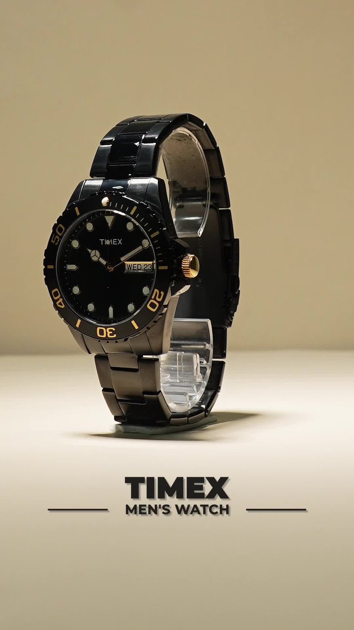 TIMEX Dark Green Dial with Day-Date Function Analog Watch - For