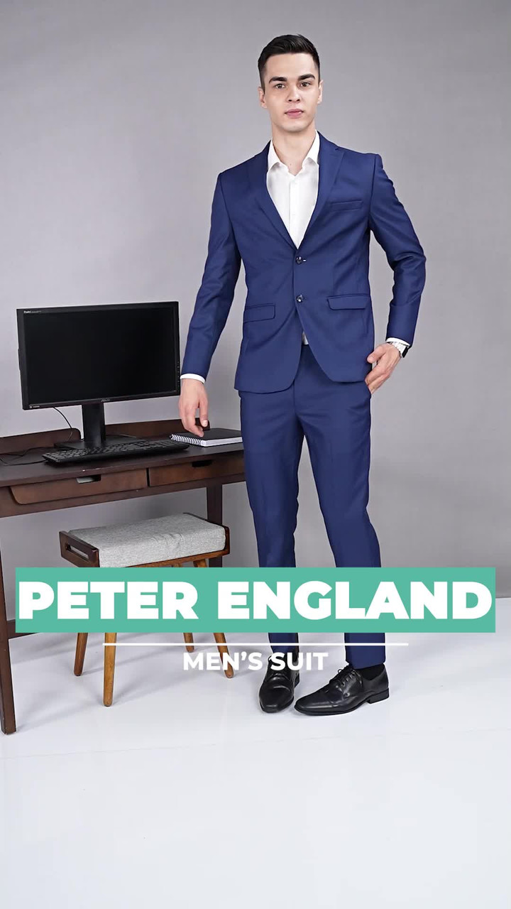 PETER ENGLAND Suit Solid Men Suit - Buy PETER ENGLAND Suit Solid