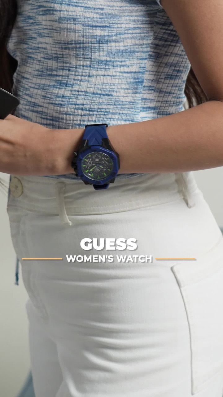 GUESS Blue Dial Analog Watch - For Women - Buy GUESS Blue Dial