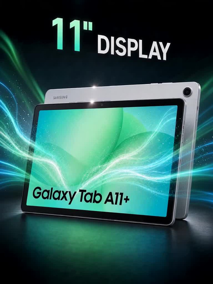 Samsung Galaxy Tab A11+ 6 GB RAM 128 GB ROM 11 inch with Wi-Fi+5G