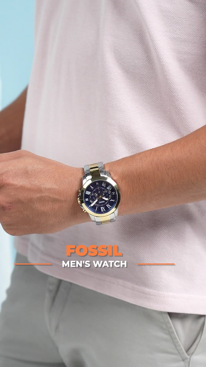 【回転不具合】FTWフィオーラ FOSSIL Grant Analog Watch - For Men - Buy FOSSIL Grant Analog