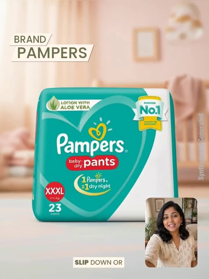 パンタールページ Pampers Pant Style Diapers XXXL Size - 23 Pieces Pant Diapers