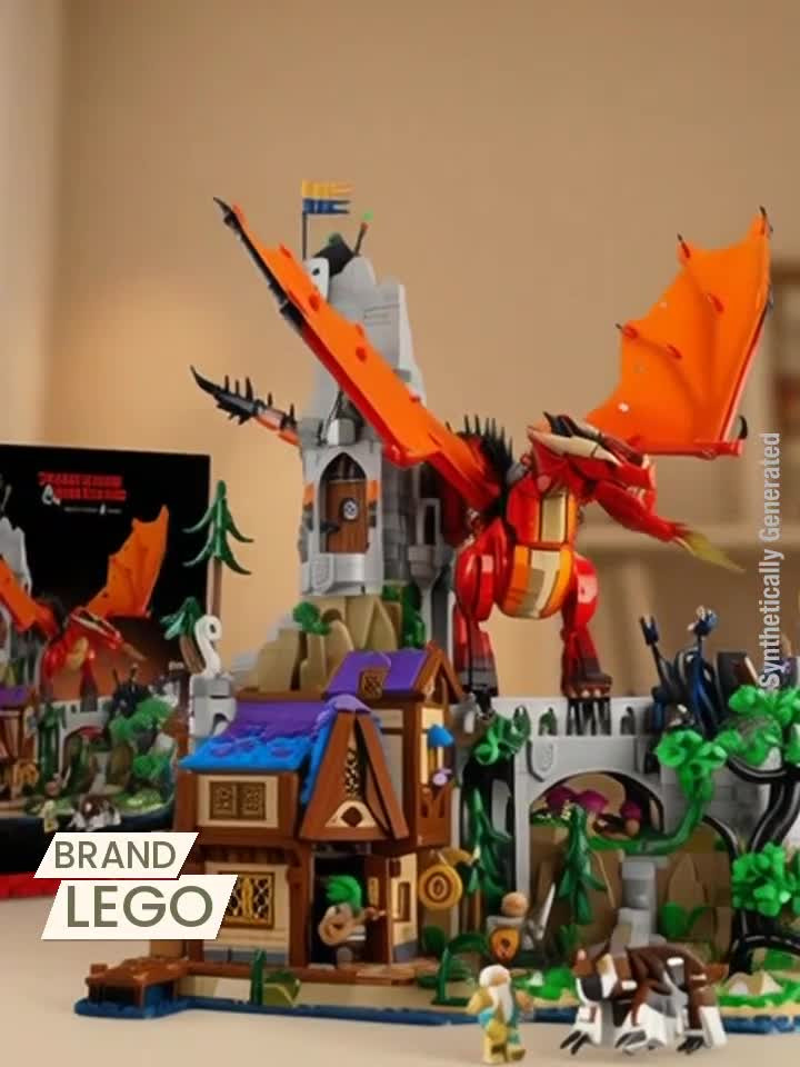 夕ページ LEGO Ideas Dungeons & Dragons: Red Dragons Tale Set 21348 (3745