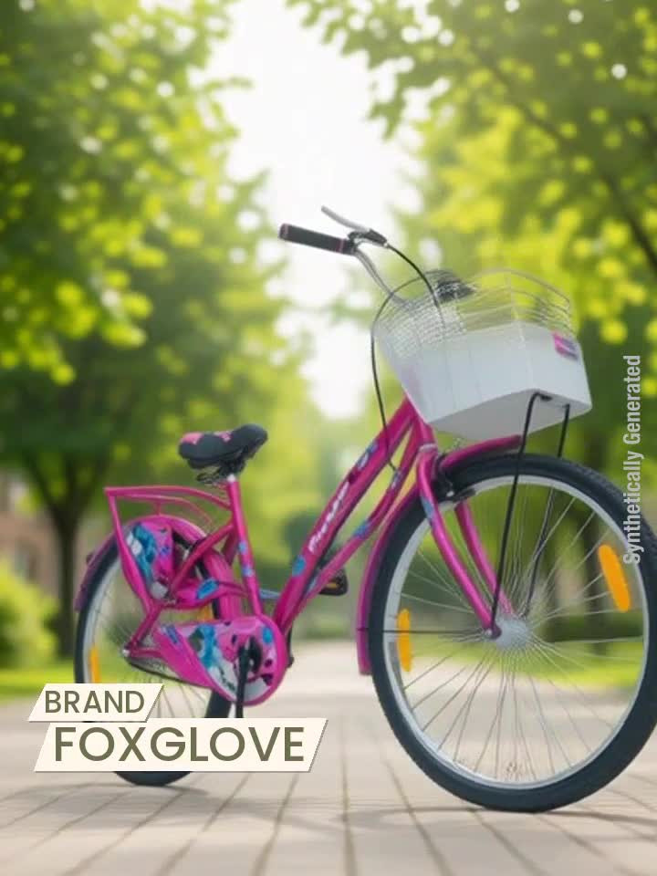 FOXGLOVE PURPLE 26 INCH PINK COLOUR GIRLS CYCLE FOR AGE 9 PLUS YRS