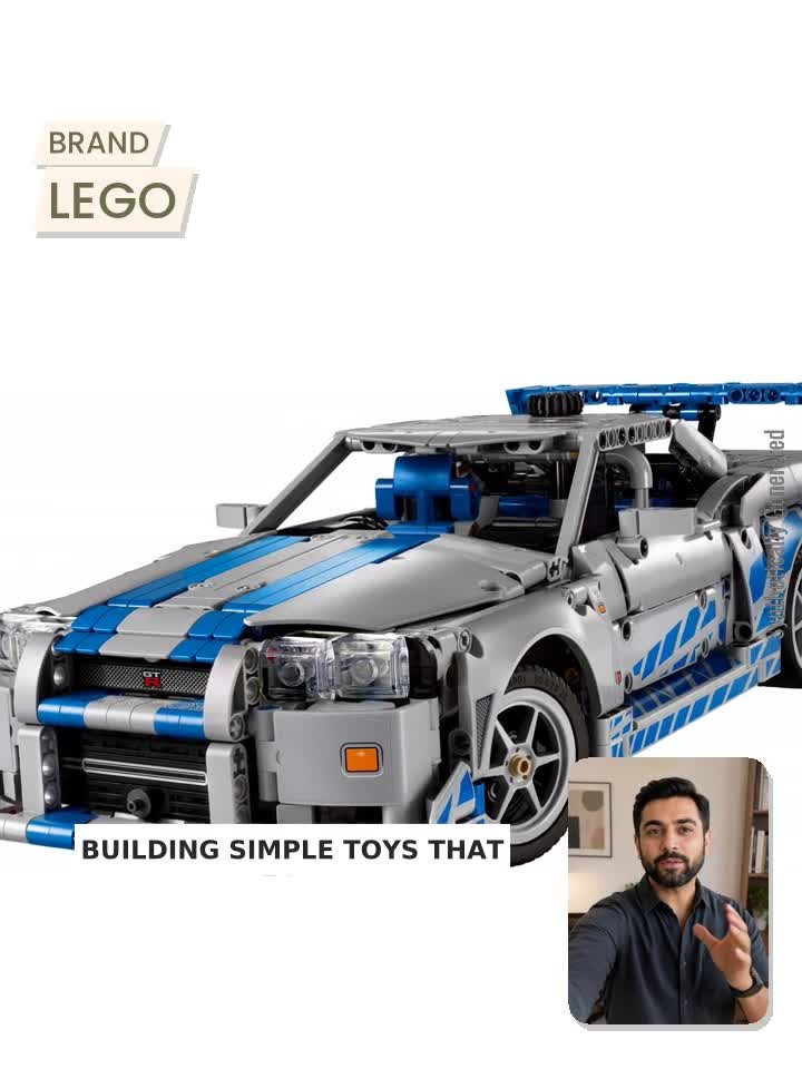 LEGO Technic 2 Fast 2 Furious Nissan Skyline GT-R (R34) Car Model