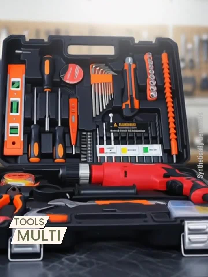 Ib グッズ まとめセット iBELL Tool Kit with Impact Drill TD13-100, 650W, Copper Armature