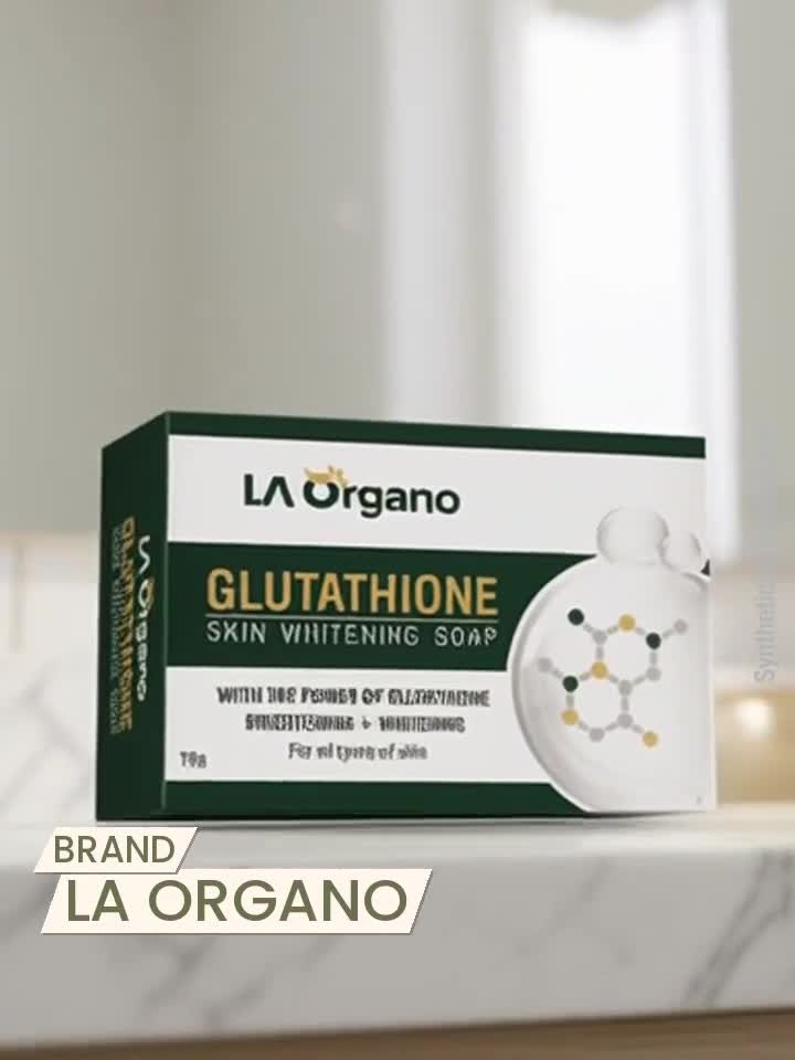 LA Organo Glutathione Skin whitening Soap For Brightening & Whitening