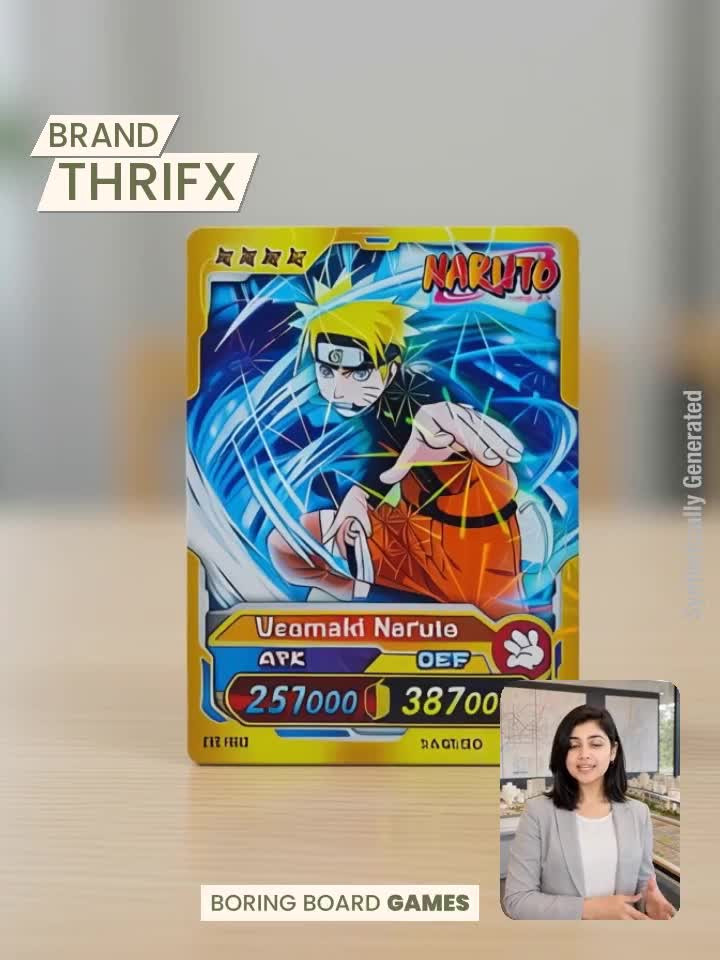 Thrifx Premium Naruto Trading Cards 40 Pack | Rare, Holographic