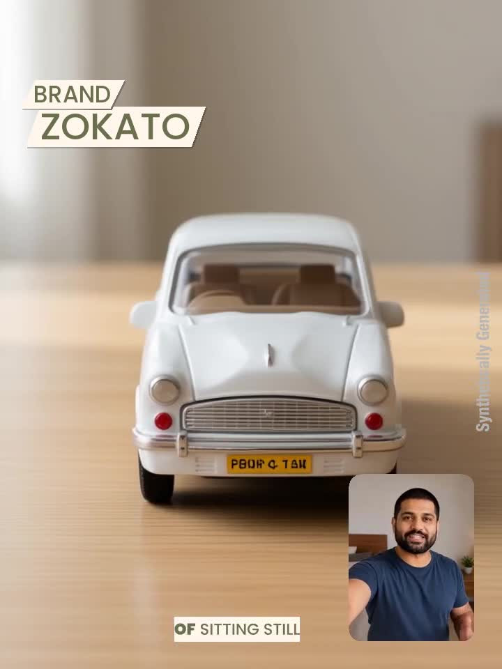 zokato Toys Classic of Ambassador Car (white colour) - Toys