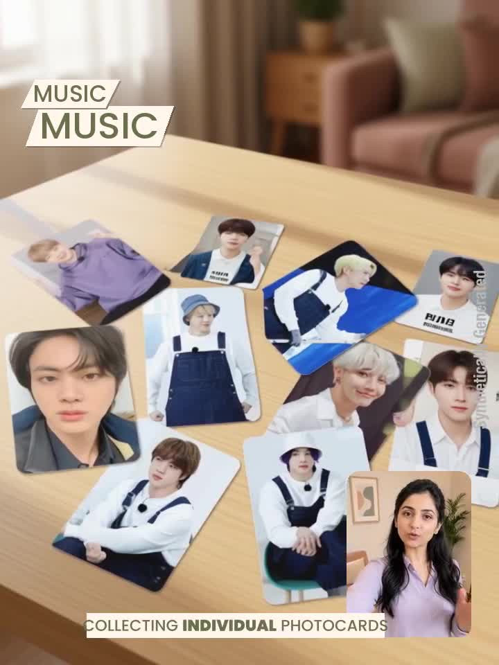 BTS Photo cards Bias Pack ( Set of 14 + 2 Freebies ) All Members