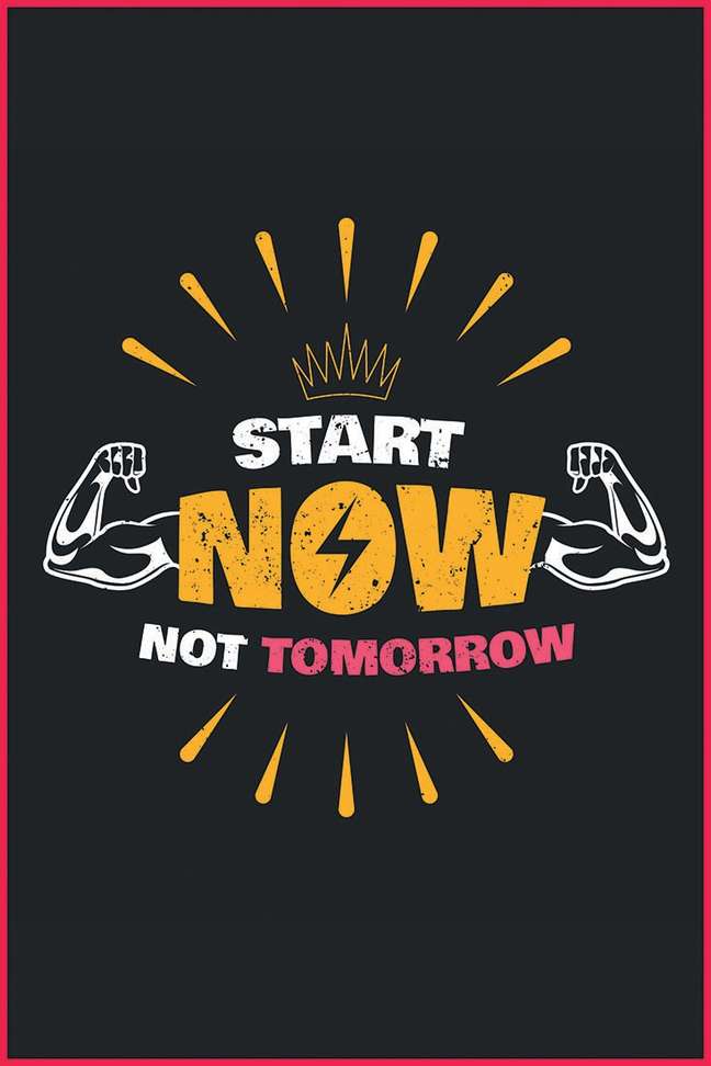 Start Now Not Tomorrow | Gym Poster | HD Motivational Wall Poster ...