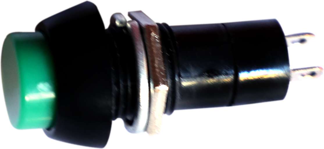 On/Off 2 pin Push Button Switch Locking Car, Boat Dashboard Green (Pack ...