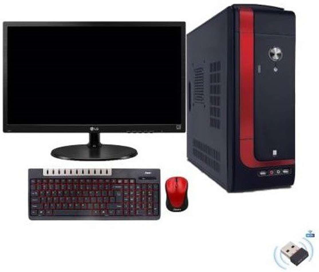 iBall Core2Duo All‑In‑One Desktop with 4 GB DDR3, 320 GB HDD, Windows 10 Pro – 15.6″ Screen at ₹19,999