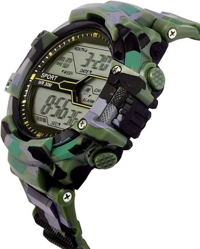Shopsy blutech GREEN_MILITARY_ARMY Digital Watch - For Men - Image 4