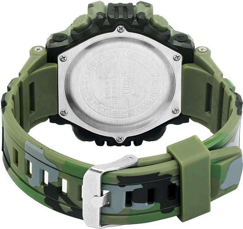 Shopsy blutech GREEN_MILITARY_ARMY Digital Watch - For Men - Image 3