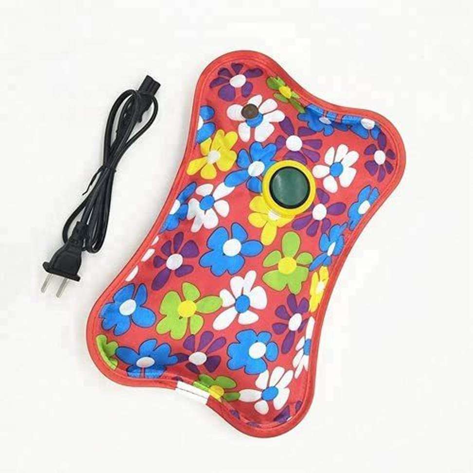 Aponic Fit Gel Electric Warm Bag Pain Relief Heating Pad Hot Water Rechargeable Body Multicolor 1 L