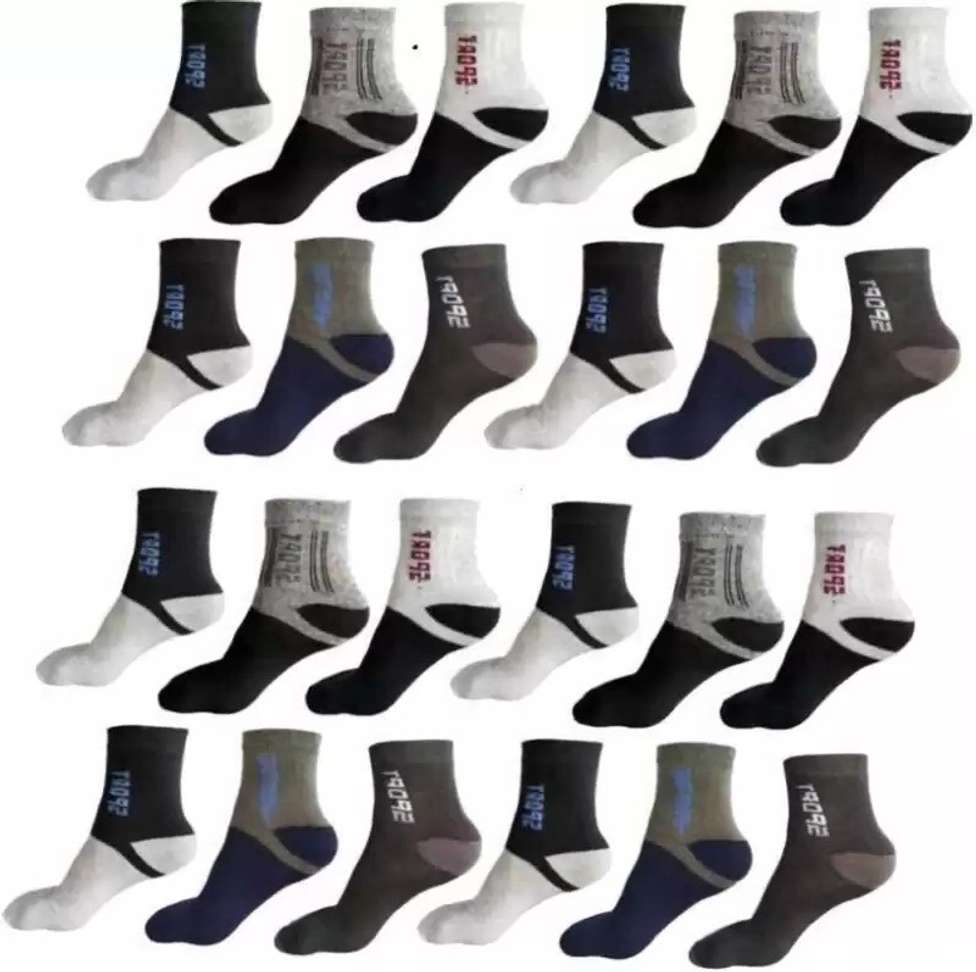 MKE Men Self‑Design Ankle‑Length Socks – 76% OFF, Pack of 12, Best Price
