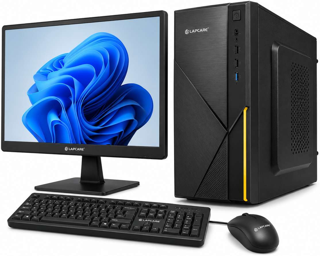 Lapcare Business Desktop Core i7 8 GB DDR4 256 GB SSD Windows 11 Home 19‑Inch Full Set – 29% Price Drop