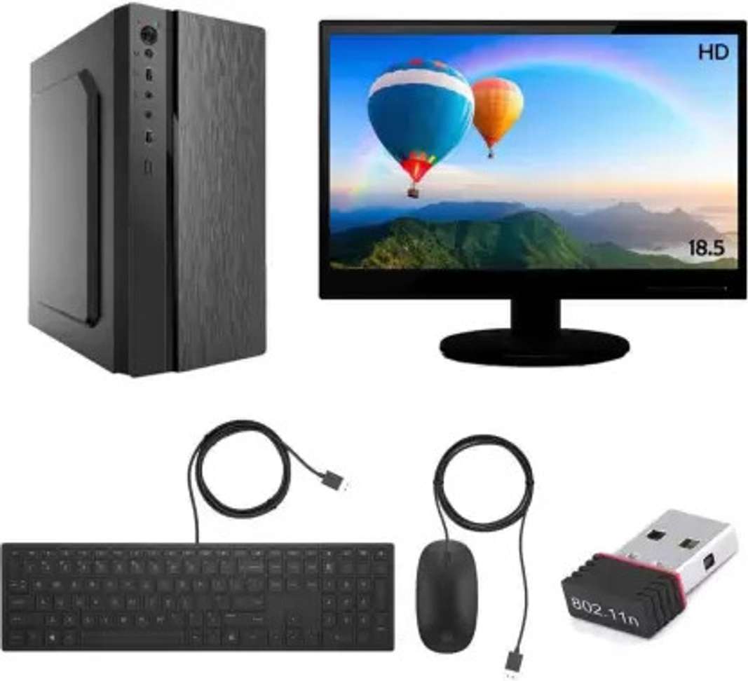 Tech Assemblers i3 All‑In‑One PC 18.5″ Windows 10 Home + MS Office – 50 % OFF, ₹14,899
