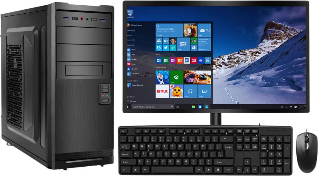 Assembld 2310 Core i5 All‑in‑One PC – 16 GB RAM, 1 TB HDD + 128 GB SSD, Windows 11 & MS Office, 28 % Price Drop
