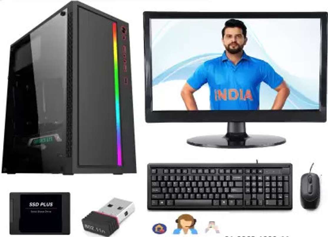 Tech Assemblers Seltos Daily Use Premium Desktop 0 Core I3 8 Gb Ddr3 256 Ssd Windows 10 Pro 18 5 Inch Screen Core I3 3270 Processor 01 Ms Office