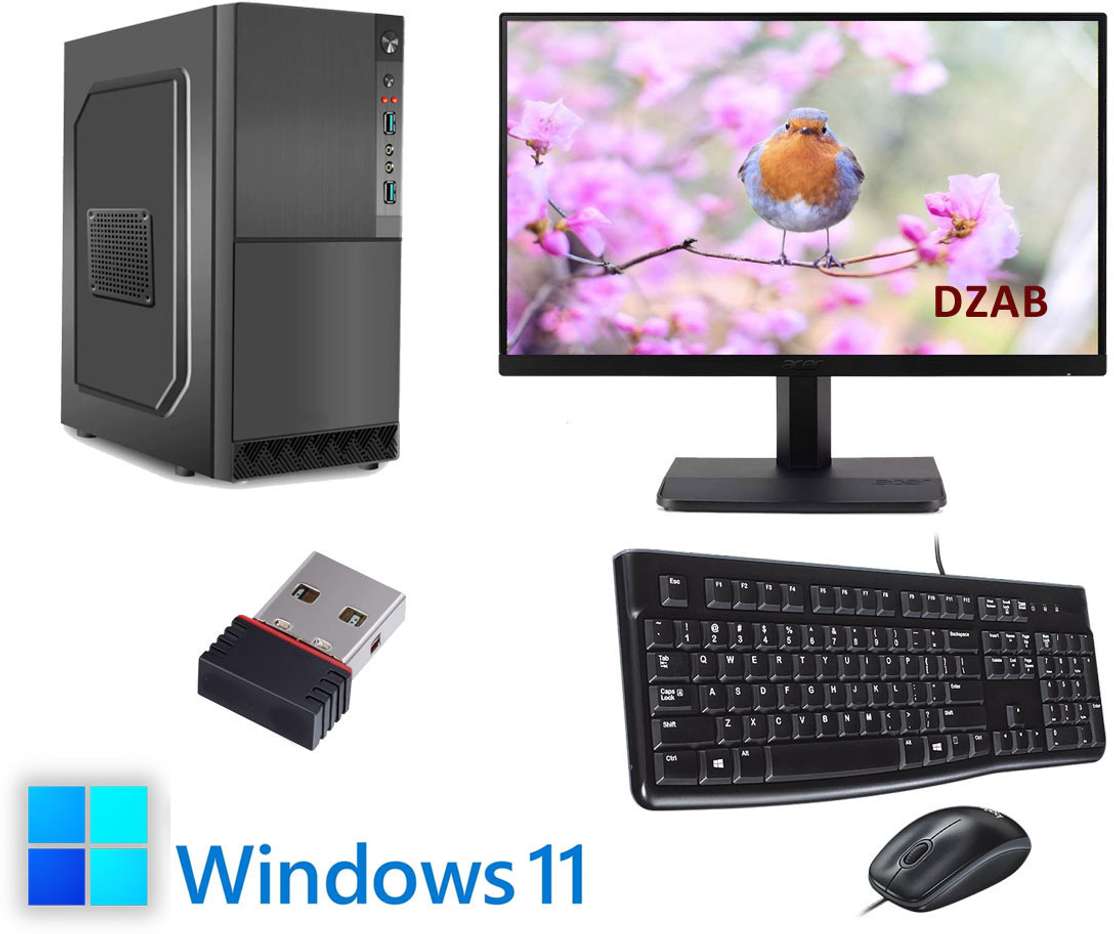 Dzab Intel Core i5 All‑in‑One PC with 8 GB RAM, 512 GB SSD, 22‑inch Display – 61 % Off