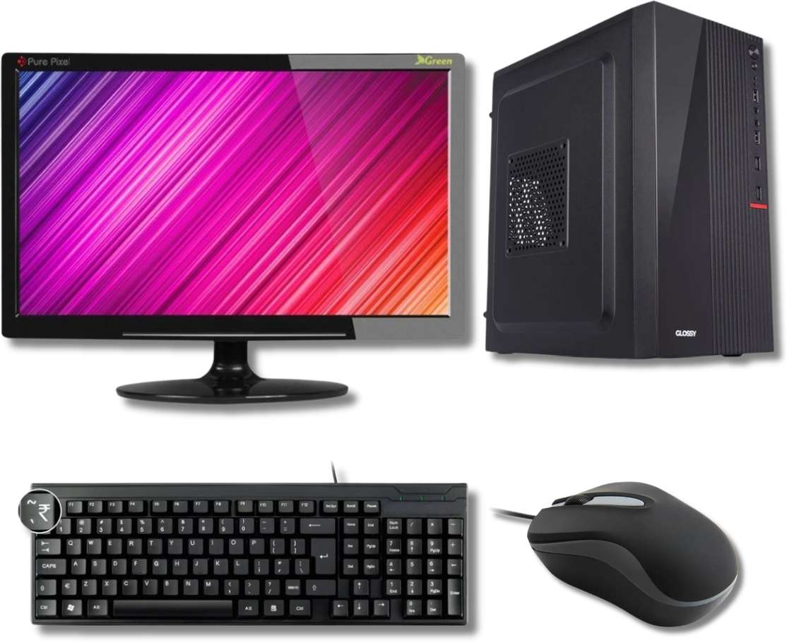 DGI Office‑Home Core i3 All‑In‑One PC with 8 GB RAM, 256 GB SSD + 500 GB HDD – 19‑inch Full HD, Windows 10 Pro, MS Office 2021