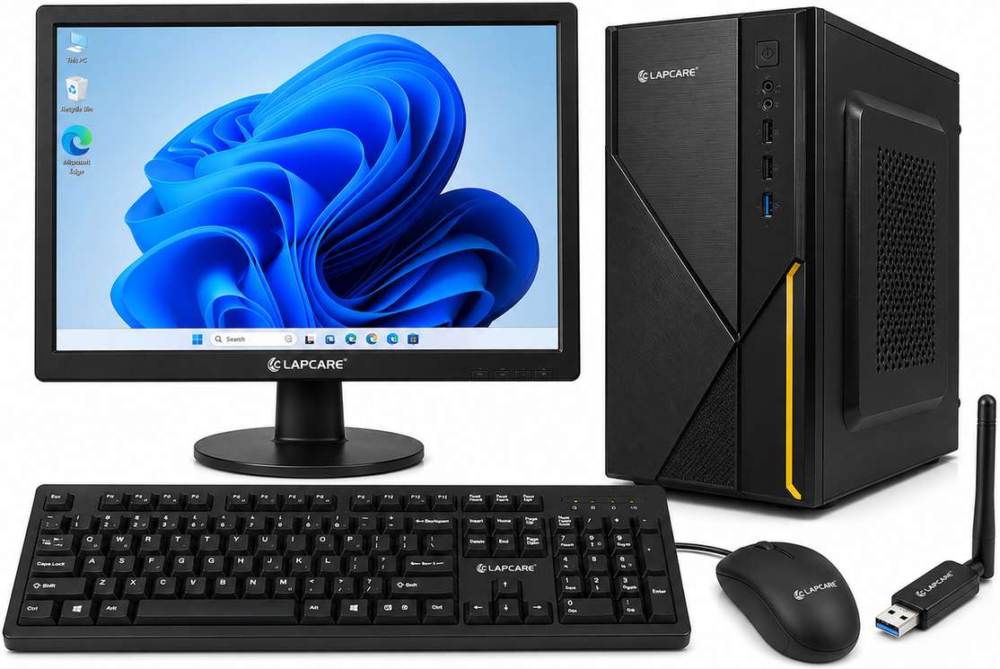 Lapcare i5 All‑in‑One Desktop with 22‑inch Full‑HD Monitor – 21% Lower at ₹26,001