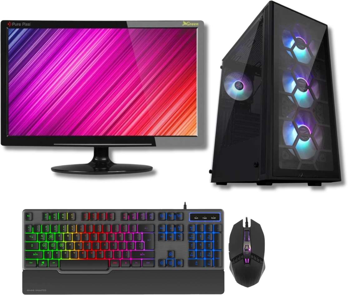 Dgi Gaming Core i5 All‑In‑One PC – 19‑inch Full HD, 8 GB RAM, 512 GB SSD, Windows 10 Pro + Office 2021 – 20 % Off