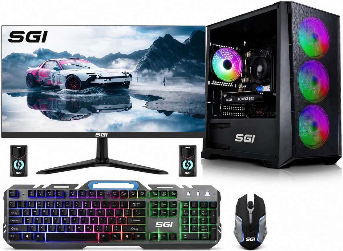 SGI Gaming Series i7 All‑In‑One Desktop with 16 GB RAM, 512 GB SSD, 22‑Inch HD Display – 34 % Off