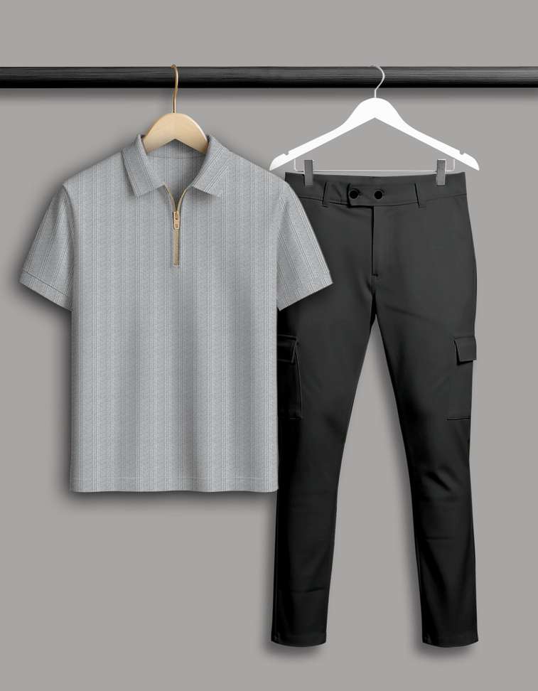 Combraided T‑Shirt & Pant Co‑ords Set – 62% OFF, Only ₹563 at Shopsy