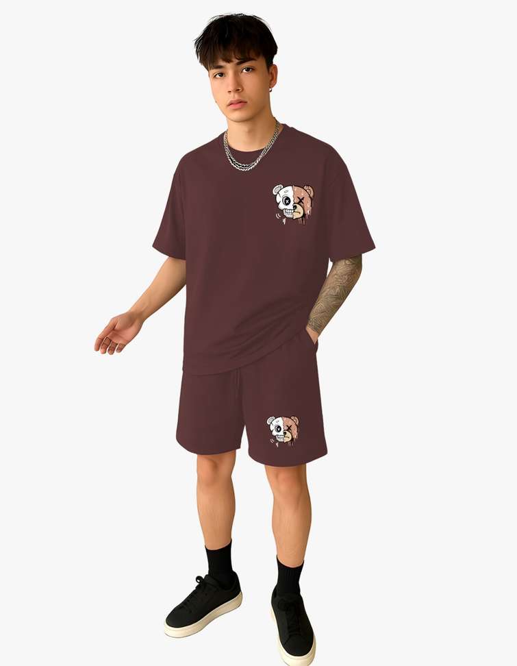 Wrodss Tshirt Chino Shorts Co Ords Set