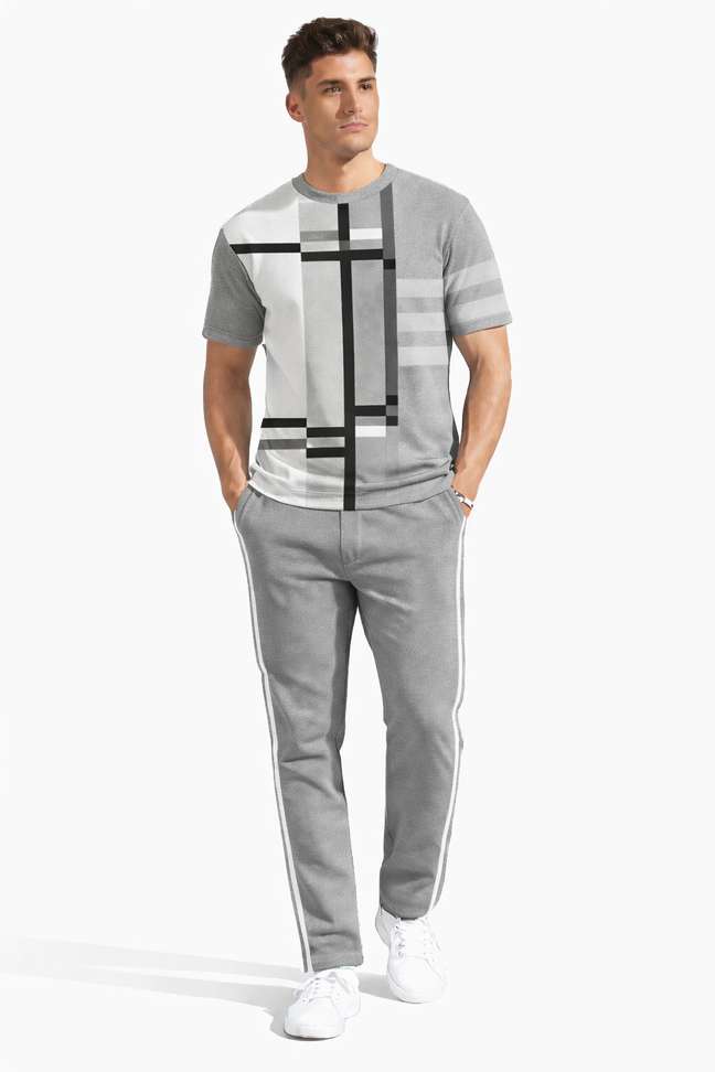 Lomoofy Tshirt Pant Co Ords Set