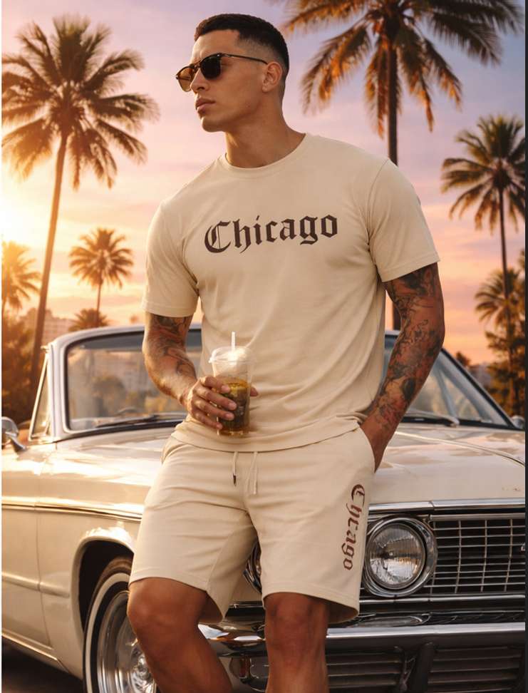Ruggstar Tshirt Regular Shorts Co Ords Set