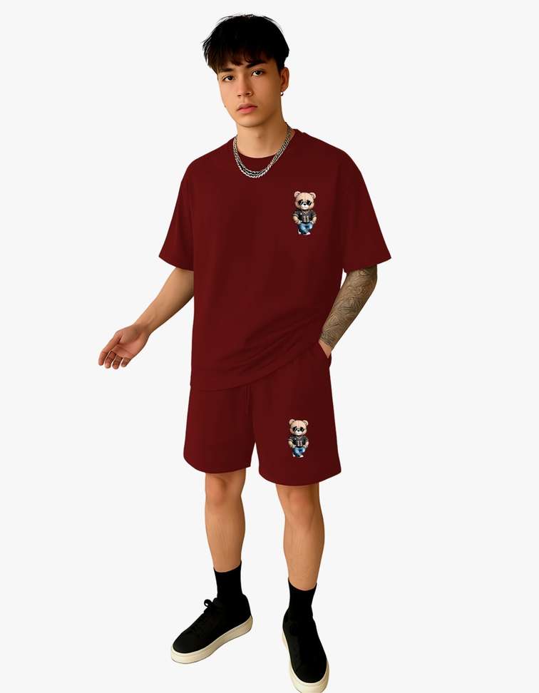 Wrodss Tshirt Chino Shorts Co Ords Set