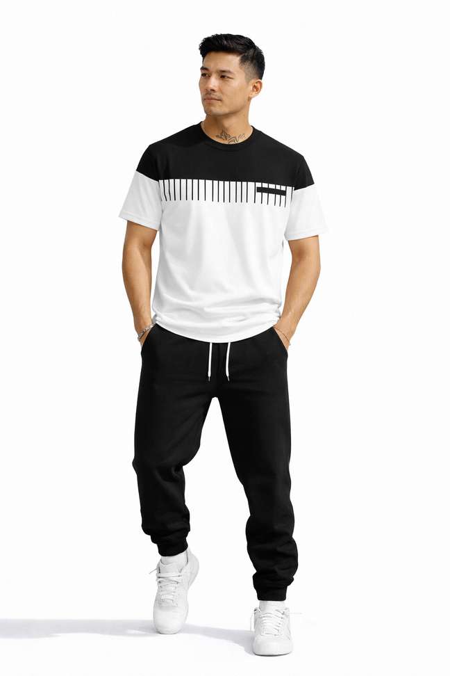 Lomoofy Tshirt Pant Co Ords Set