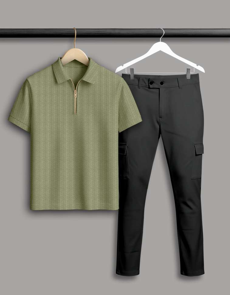 Combraided Men's T‑Shirt & Pant Co‑ords Set – 62% OFF, Lowest Price ₹563