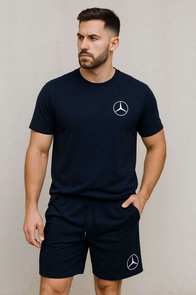 A4S Tshirt Regular Shorts Western Set