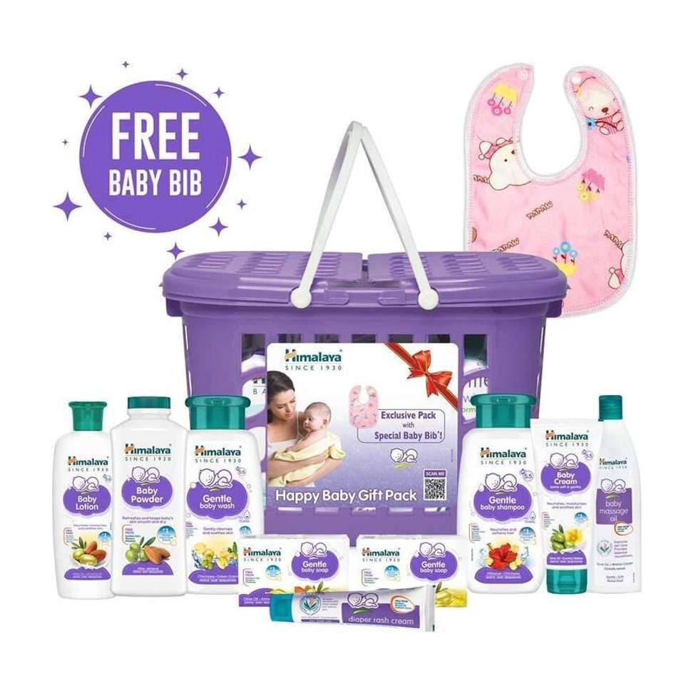 Shopsy Himalaya Happy Baby Gift Pack with Baby Bib (9 in 1) - Image 2