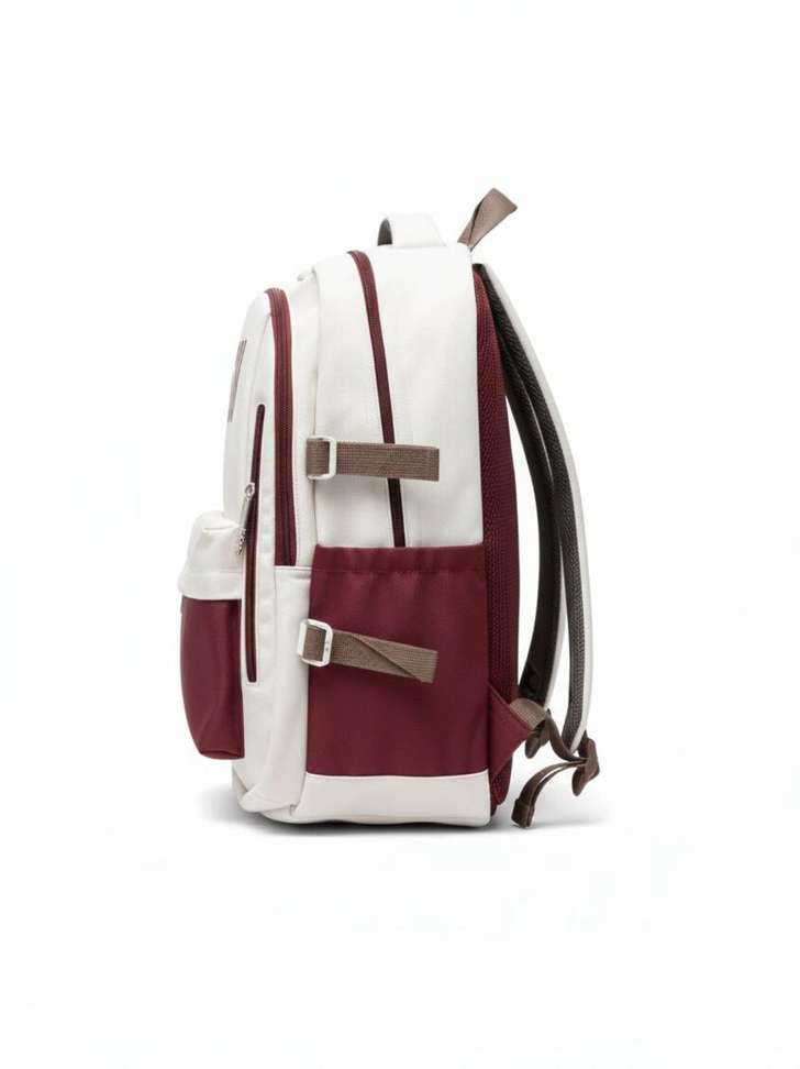 Shopsy Trunkit Kawaii Laptop Backpack Maroon - Image 3