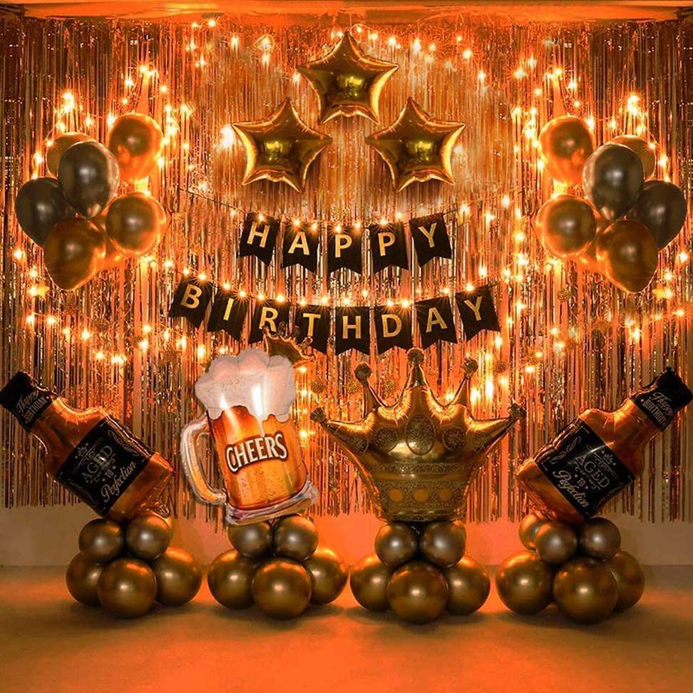 Shopsy Party Midlinkerz Birthday Decorations Kit with LED Light - Image 2