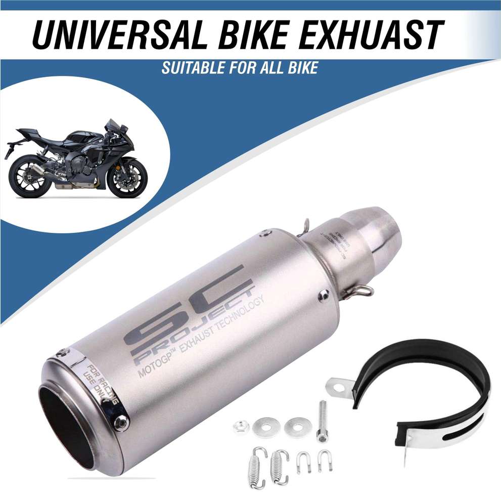 Shopsy ASRYD Universal Bike Slip-on Exhaust System - Image 5