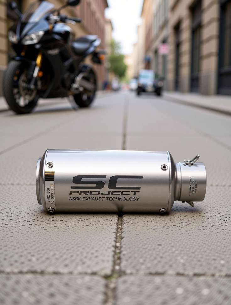 Shopsy ASRYD Universal Bike Slip-on Exhaust System - Image 4